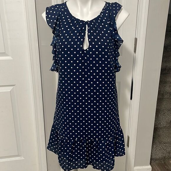 J CREW POLKA MINI DRESS NWT SIZE SMALL - Picture 1 of 12